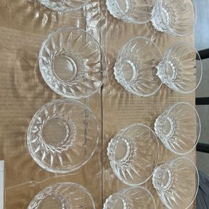 Vintage Cristal d' Arques France - 12 Bowls